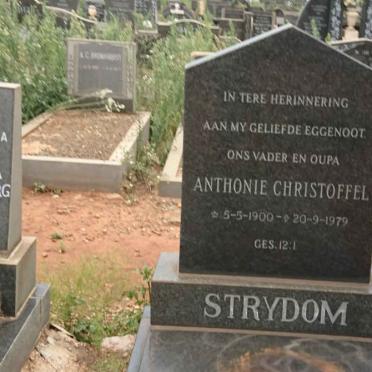 STRYDOM Anthonie Christoffel 1900-1979