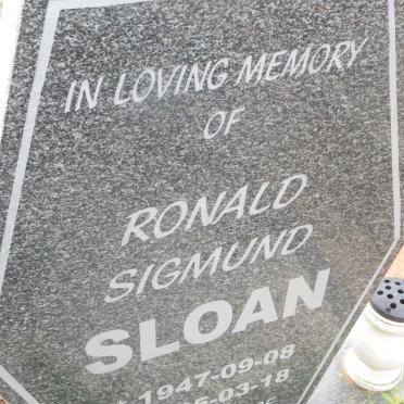 SLOAN Ronald Sigmund 1947-2005