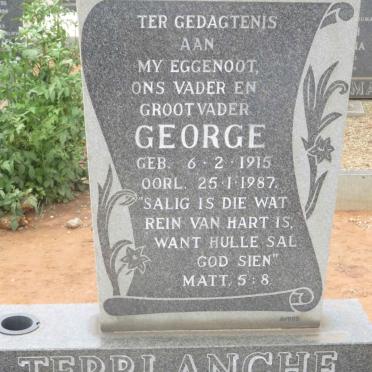 TERBLANCHE George 1915-1987
