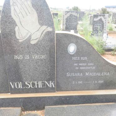 VOLSCHENK Carel Gabriel 1902-1972 &amp; Susara Magdalena 1912-1999