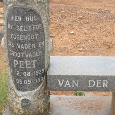 WALT Peet, van der 1929-1989
