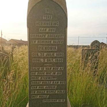 CRONJE Hendrik 1890-1950