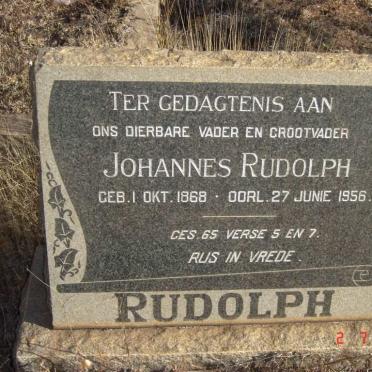 RUDOLPH Johannes 1868-1956