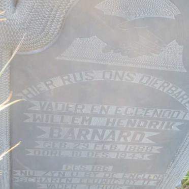 BARNARD Willem Hendrik 1888-1943