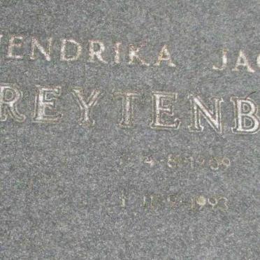 BREYTENBACH Hendrika Jacoba 1909-1993