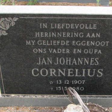 CORNELIUS Jan Johannes 1907-1980
