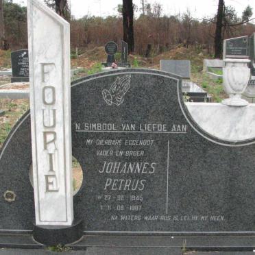 FOURIE Johannes Petrus 1945-1987