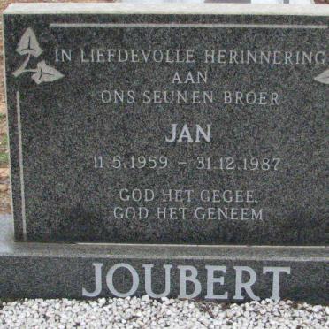 JOUBERT Jan 1959-1987