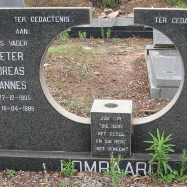 LOMBAARD Pieter Andreas Johannes 1905-1986 &amp; Magdalena 1907-1987