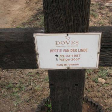 LINDE Bertie, van der 1987-2007