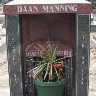 MANNING Daan 1917-1983 :: FEREIRA Duran 1981-2001