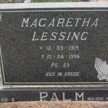 PALM Magaretha Lessing 1919-1996