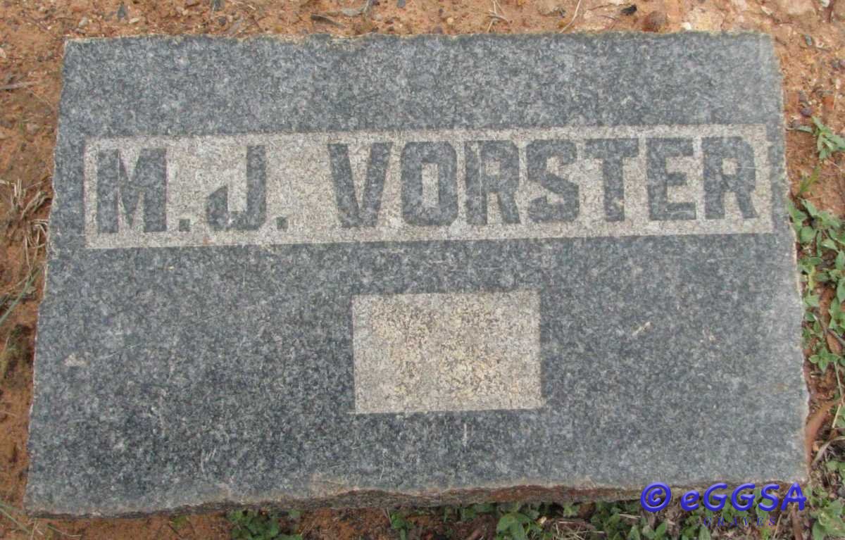 VORSTER M.J.