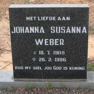 WEBER Johanna Susanna 1908-1996