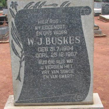 BUSKES W.J. 1904-1967
