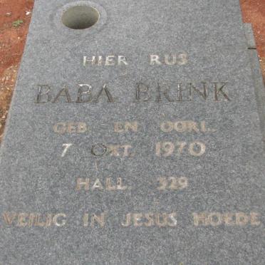 BRINK Baba 1970-1970