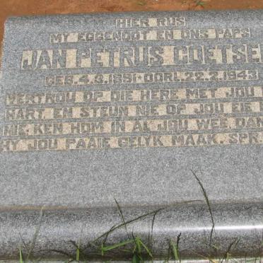 COETSER Jan Petrus 1891-1943