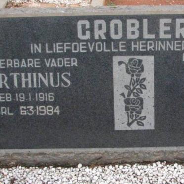GROBLER Marthinus 1916-1984 &amp; Hester M.H. BOTHA 1922-1972