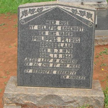 GROBBELAAR Philippus Petrus 1870-1944