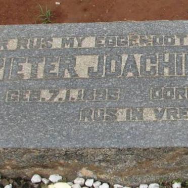 GOUWS Pieter Joachim 1895-1939