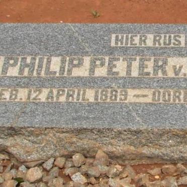 MERWE Philip Peter, v.d. 1889-1938