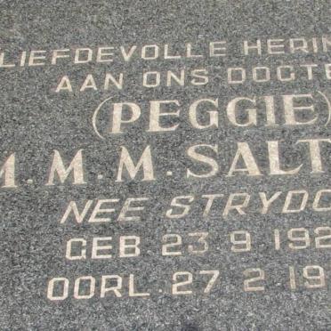 SALTER M.M.M. nee STRYDOM 1927-1973