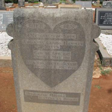 STEYN Johannes Georg Hamman 1927-1947