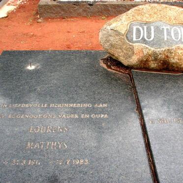 TOIT Lourens Matthys, du 1917-1983