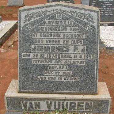 VUUREN Johannes P., J. van 1874-1955