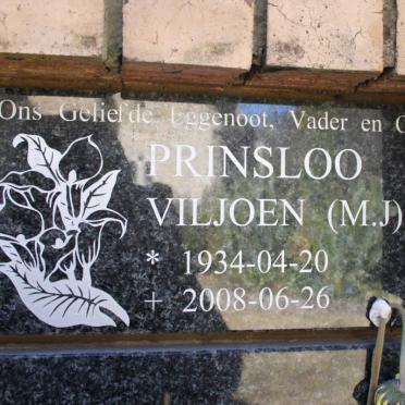 PRINSLOO M.J. 1934-2008