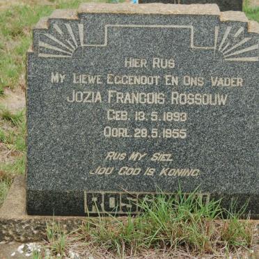 ROSSOUW Jozia Francois 1893-1955
