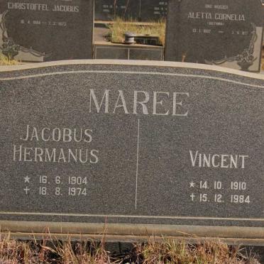 MAREE Jacobus Hermanus 1904-1974 &amp; Vincent 1910-1984
