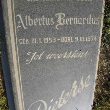 PIETERSE Albertus Bernardus 1953-1974