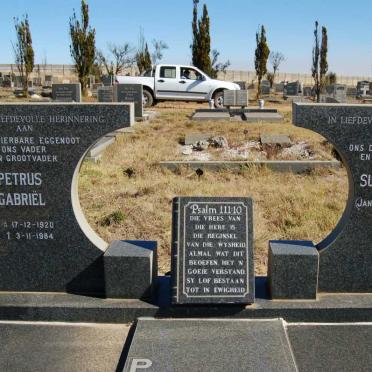 POTGIETER Petrus Gabriël 1920-1984 &amp; Susara A.J.M. JANSEN V. RENSBURG 1932-