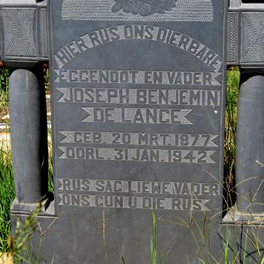 LANGE Joseph Benjemin, de 1877-1942