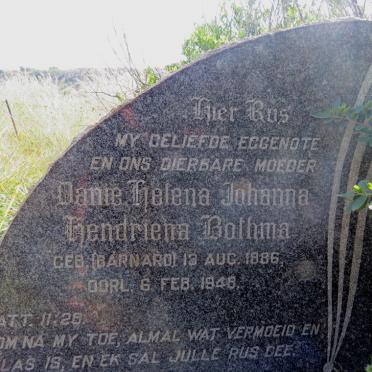 BOTHMA Danie Helena Johanna Hendriena nee BARNARD 1886-1948