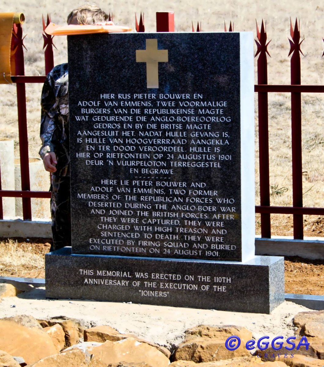 04. Memorial with history on BOUWER and VAN EMMENIS