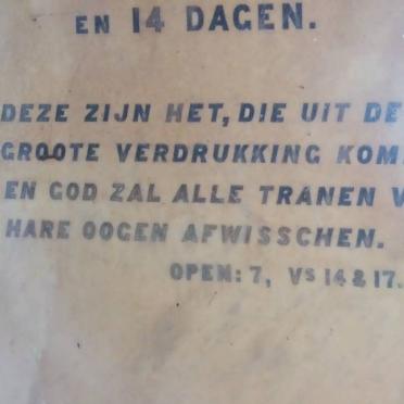 BOSHOFF Aletta Sophia nee KRITZINGER -1893