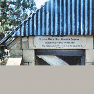 BUIJS Susara Maria nee SNIJMAN 1833-1891