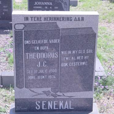 SENEKAL Theodorus J.C. 1908-1974