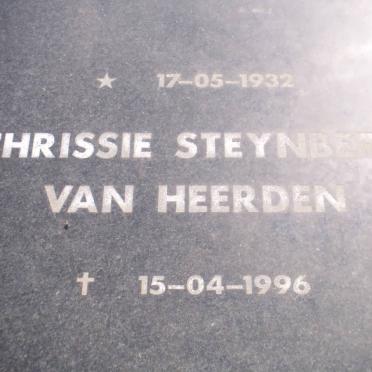 HEERDEN Chrissie, van nee STEYNBERG 1932-1996