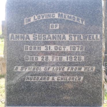 STILWELL Anna Susanna 1878-1926