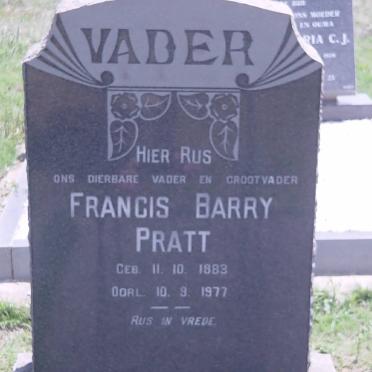 PRATT Francis Barry 1883-1977