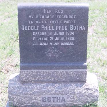 BOTHA Rudolf Phillippus 1894-1969