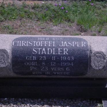 STADLER Christoffel Jasper 1943-1994