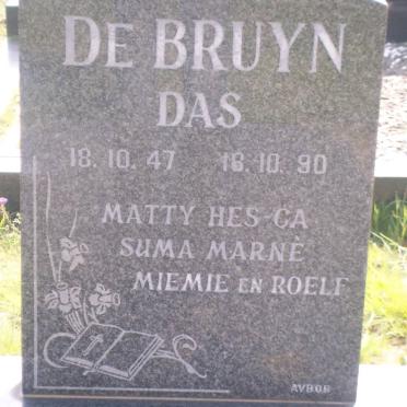 BRUYN Das, de 1947-1990