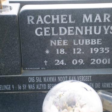 GELDENHUYS Rachel Maria 1935-2001