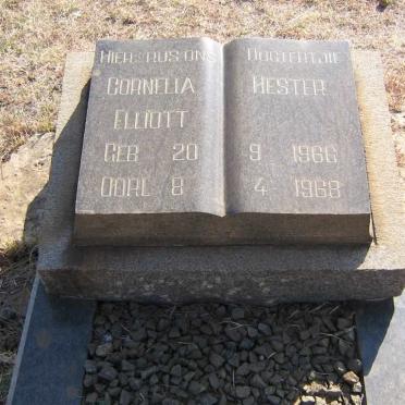 ELLIOTT Cornelia Hester 1966-1968