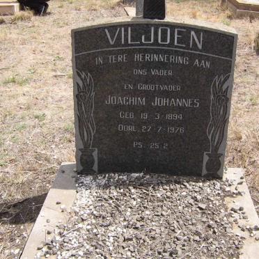 VILJOEN Joachim Johannes 1894-1976