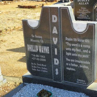 DAVIDS Phillip Wayne 1963-2006